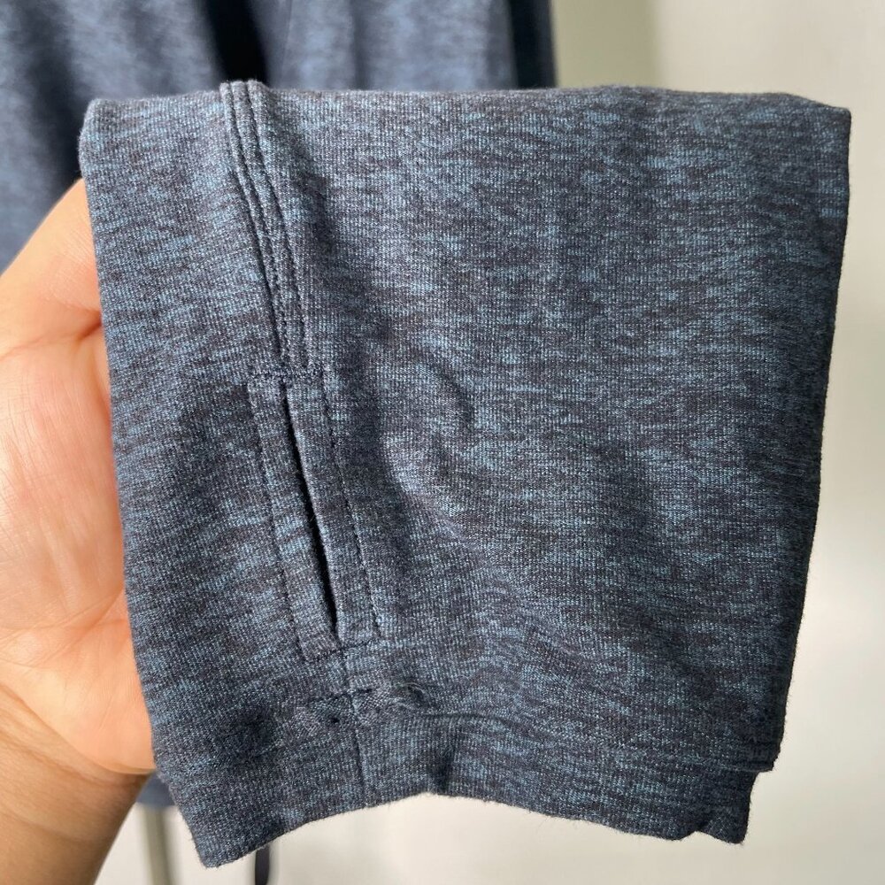 Lululemon Women's Heathered Nocturnal Black Ready To Rulu Wrap Hoodie Size 10 - Picture 7 of 8